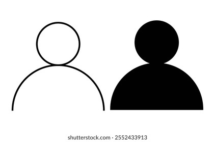 People Icon vector illustration. Isolated on white background 
