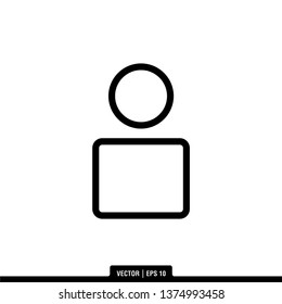 People Icon Vector Illustration Logo Template
