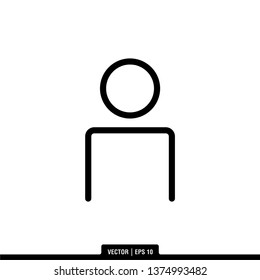 People Icon Vector Illustration Logo Template
