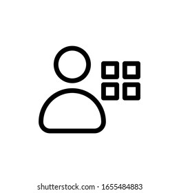 people icon vector, illustration logo template