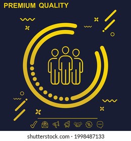 people icon vector illustration - modern design