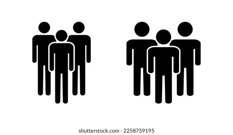 People icon vector illustration. person sign and symbol. User Icon vector