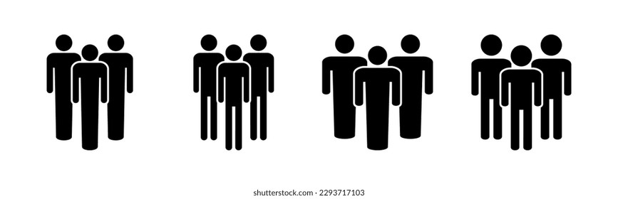 People icon vector illustration. person sign and symbol. User Icon vector