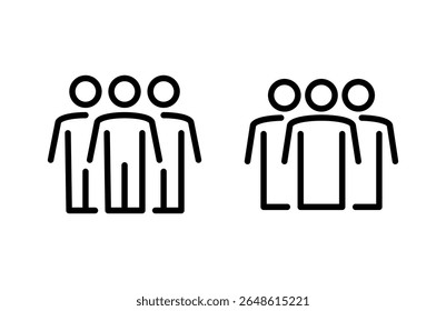 People icon vector illustration. person sign and symbol. User Icon vector