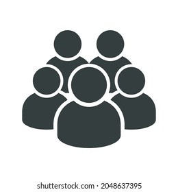 People Icon Vector Illustration. Persons Symbol For Your Web Site Design, Logo, App, UI. Vector Illustration, EPS10.