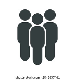 People Icon Vektorgrafik. Personalisiert Symbol für Ihr Website-Design, Logo, App, Benutzeroberfläche. Vektorgrafik, EPS10.