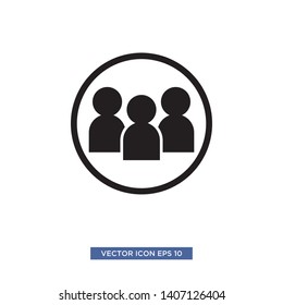 people icon vector illustration template
