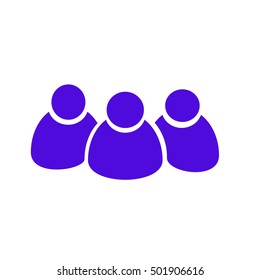 People icon. Vector Illustration.Ideal for network sign.