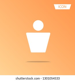 people icon vector isolated on white background.