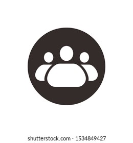 People icon vector logo design template