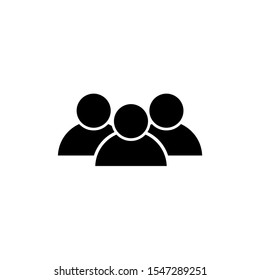 People icon vector logo design