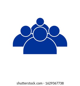 People icon vector logo design template