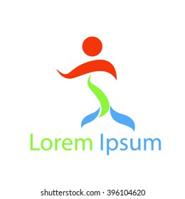 People icon, vector logo design