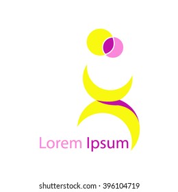 People icon, vector logo design