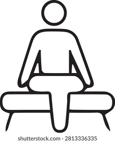 People icon vector men design asana bodymind 