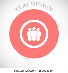 People Icon vector  museums set in trendy flat style isolated on background. People Icon vector  museums Crowd signs. Persons symbol for your infographics website design, People Icon vector  museums