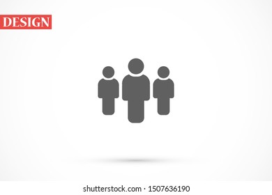 People Icon vector  museums set in trendy flat style isolated on background. People Icon vector  museums Crowd signs. Persons symbol for your infographics website design, People Icon vector  museums