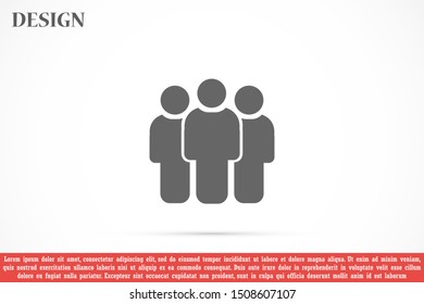 People Icon vector  museums set in trendy flat style isolated on background. People Icon vector  museums Crowd signs. Persons symbol for your infographics website design, People Icon vector  museums