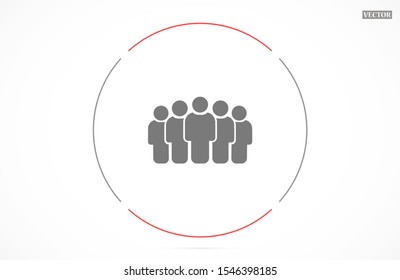 People Icon vector  museums set in trendy flat style isolated on background. People Icon vector  museums Crowd signs. Persons symbol for your infographics website design, People Icon vector  museums
