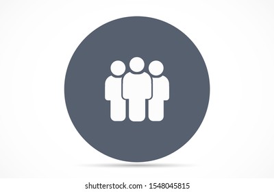 People Icon vector  museums set in trendy flat style isolated on background. People Icon vector  museums Crowd signs. Persons symbol for your infographics website design, People Icon vector  museums