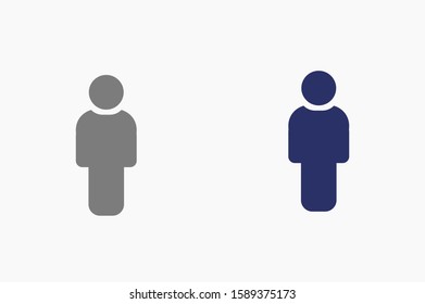People Icon vector  museums set in trendy flat style isolated on background. People Icon vector  museums Crowd signs. Persons symbol for your infographics website design, People Icon vector  museums