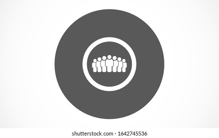 People Icon vector museums set in trendy flat style isolated on background. People Icon vector museums Crowd signs. Persons symbol for your infographics website design, People Icon vector museums