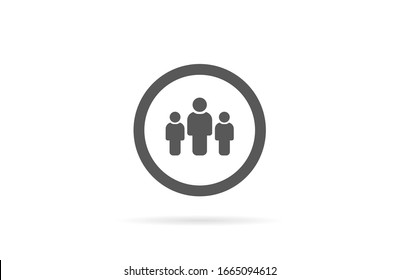 People Icon vector museums set in trendy flat style isolated on background. People Icon vector museums Crowd signs. Persons symbol for your infographics website design, People Icon vector museums