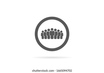 People Icon vector museums set in trendy flat style isolated on background. People Icon vector museums Crowd signs. Persons symbol for your infographics website design, People Icon vector museums