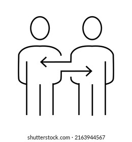 People icon vector on a white baground