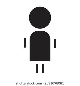people icon vector on white background