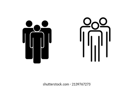 people icon vector. person sign and symbol. User Icon vector