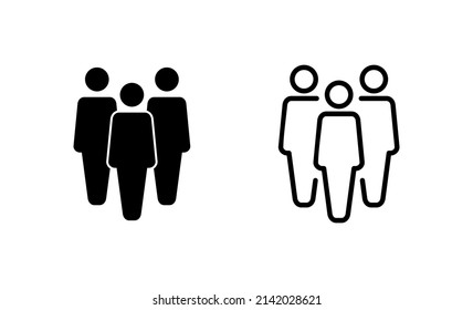 People Icon Vector Person Sign Symbol Stock Vector (Royalty Free ...