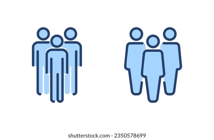 people icon vector. person sign and symbol. User Icon vector