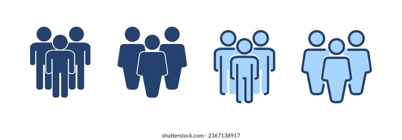 people icon vector. person sign and symbol. User Icon vector