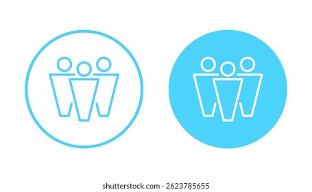 people icon vector. person sign and symbol. User Icon vector