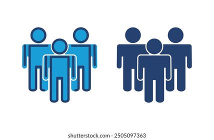 Vector de icono de persona. Vector de icono de persona. Vector de iconos de usuario