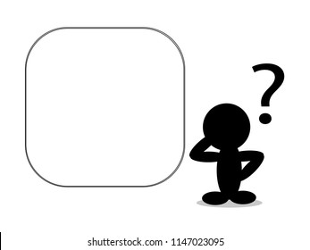 People Icon Vector Quest Mark