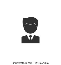 People Icon vector sign isolated for graphic and web design. People grup symbol template color editable on white background