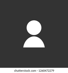 people icon vector. people sign on black background. people icon for web and app