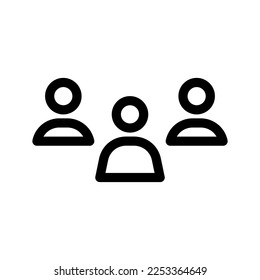 People Icon Vector Symbol Design Illustration