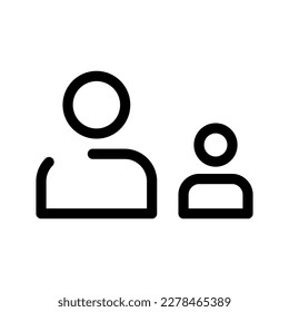 People Icon Vector Symbol Design Illustration