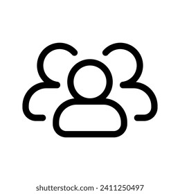 People Icon Vector Symbol Design Illustration