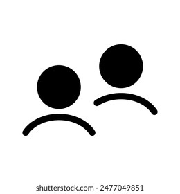 People Icon Vector Symbol Design Illustration
