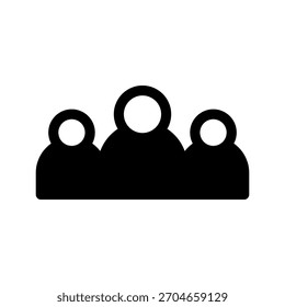 People Icon Vector Symbol Design Illustration