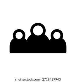 People Icon Vector Symbol Design Illustration