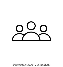 People Icon. vector User sign trendy style illustration for web and app..eps