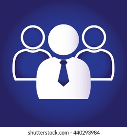 People Icon Vector. User Icon Vector.  Team Icon EPS.