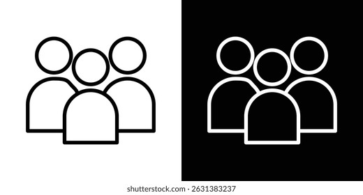 people icon vector for web, computer and mobile apps