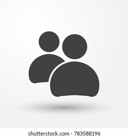 People Icon. vector web image.