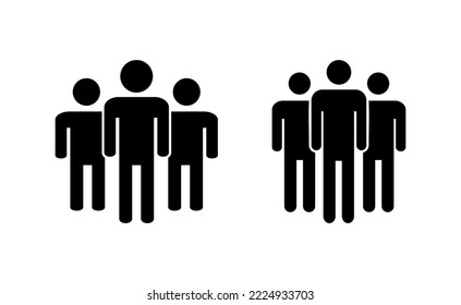 People icon vector for web and mobile app. person sign and symbol. User Icon vector